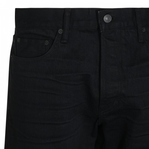 BLACK COTTON JEANS