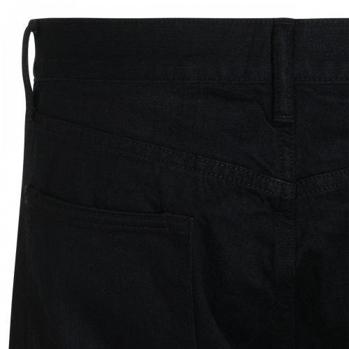 BLACK COTTON JEANS