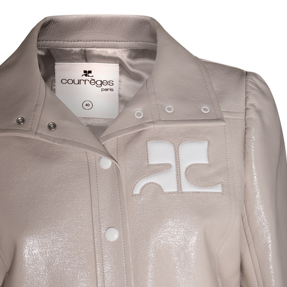 MASTIC GREY COTTON CASUAL JACKET