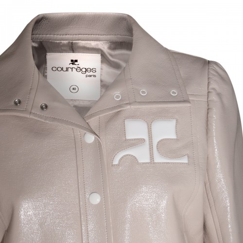 MASTIC GREY COTTON CASUAL JACKET