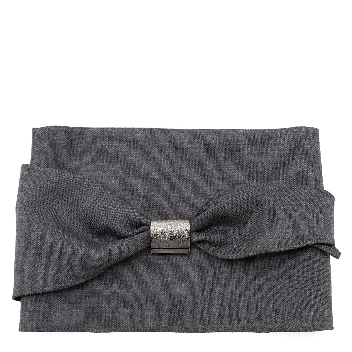 GREY WOOL TIE