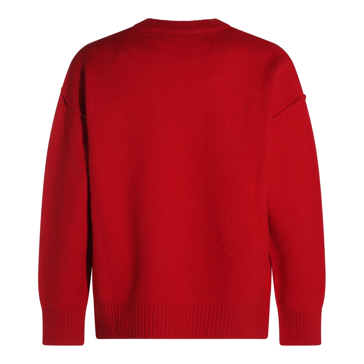 RED WOOL KNITWEAR