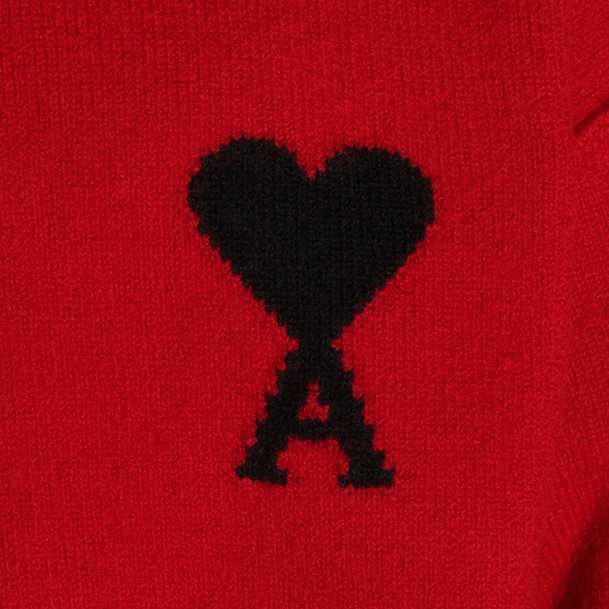 RED WOOL KNITWEAR