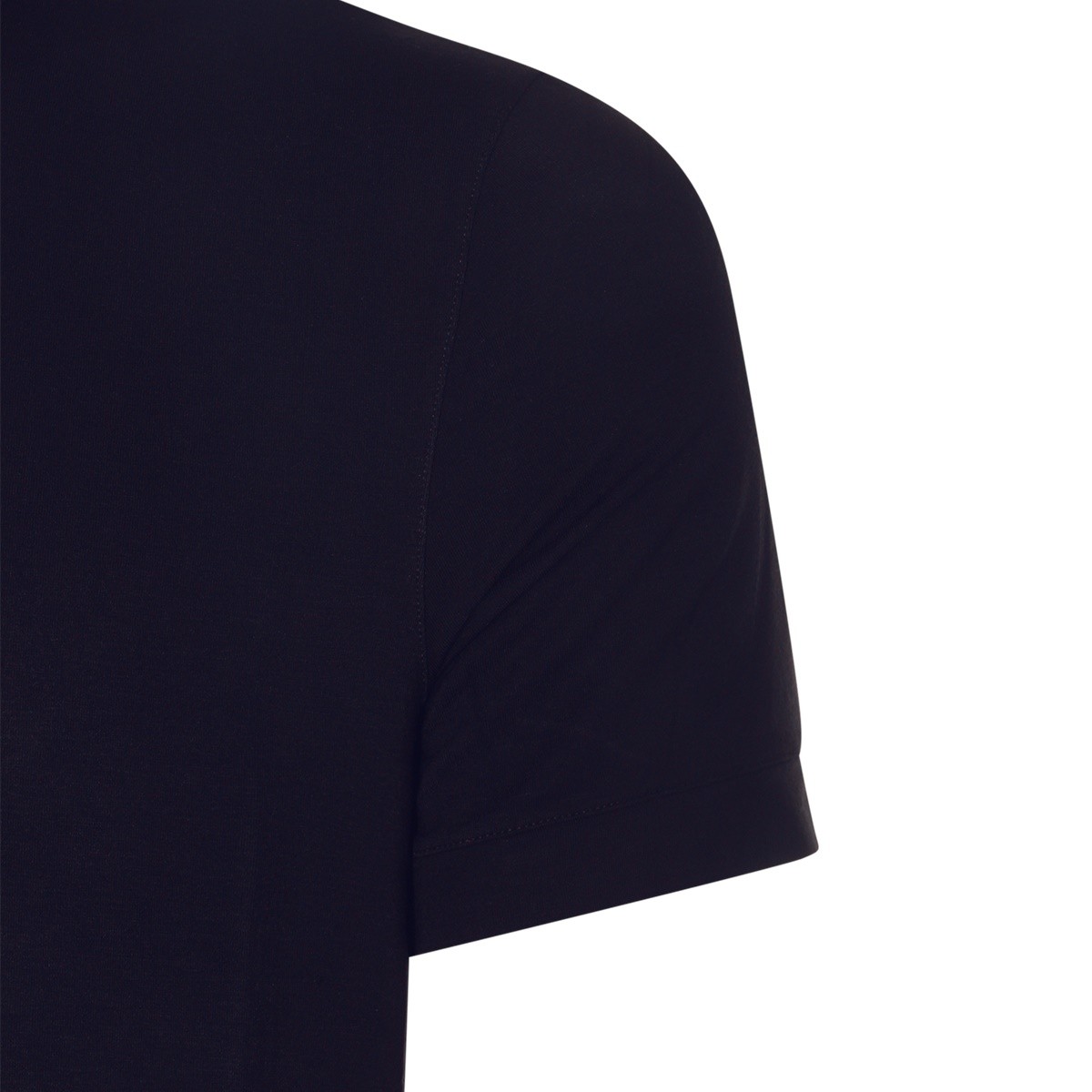 BLUE VISCOSE T-SHIRT