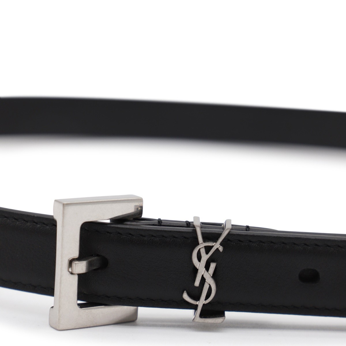 BLACK LEATHER BELT