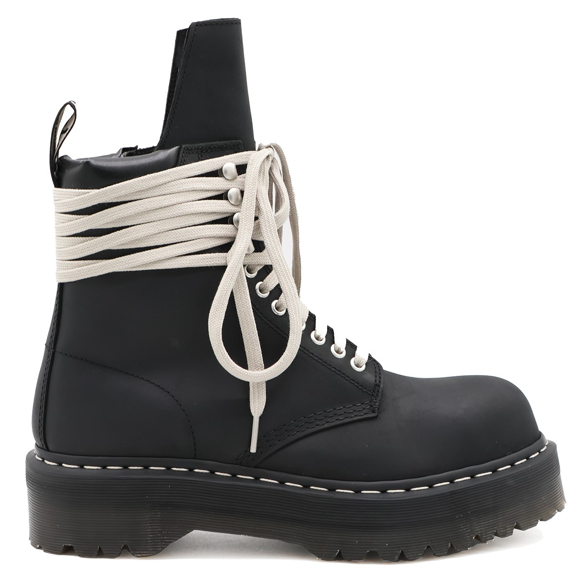 BLACK LEATHER BOOTS