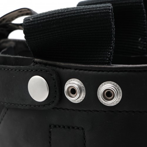 BLACK LEATHER BOOTS