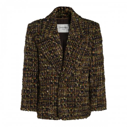 GREE WOOL BLAZER