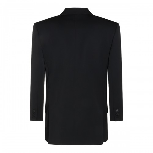 BLACK WOOL BLAZER 2