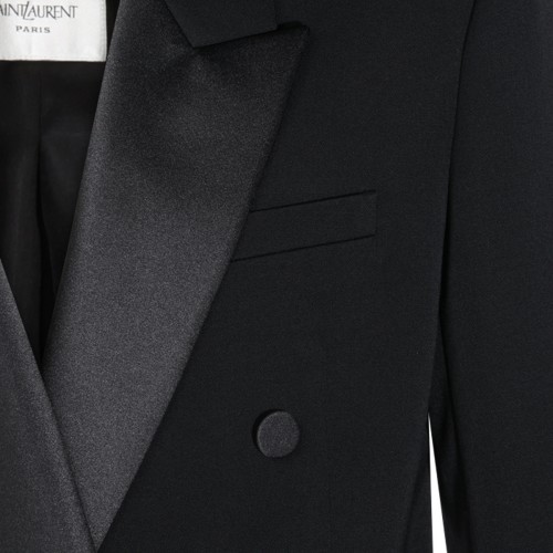 BLACK WOOL BLAZER