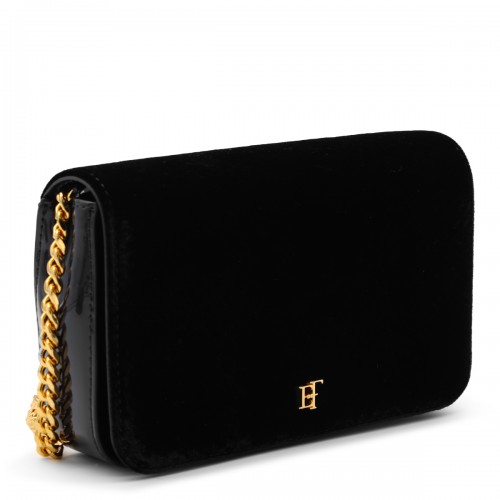 BLACK VELVET SHOULDER BAG 2