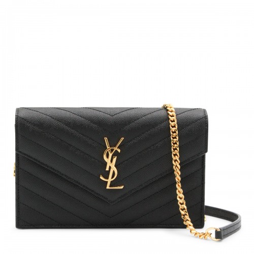 BLACK LEATHER ENVELOPE MINI...