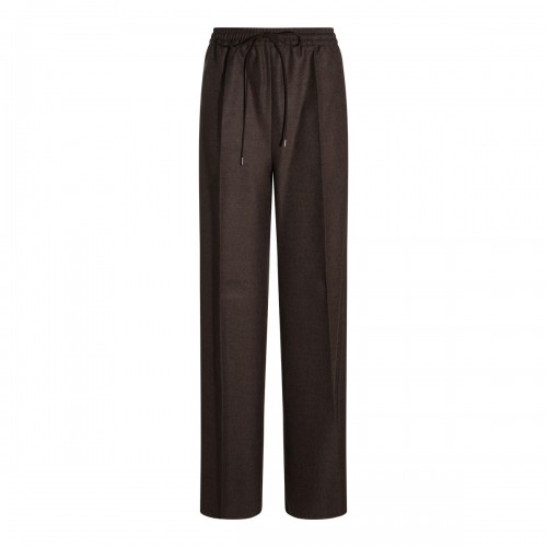 DARK BROWN WOOL MXSPANTONE...