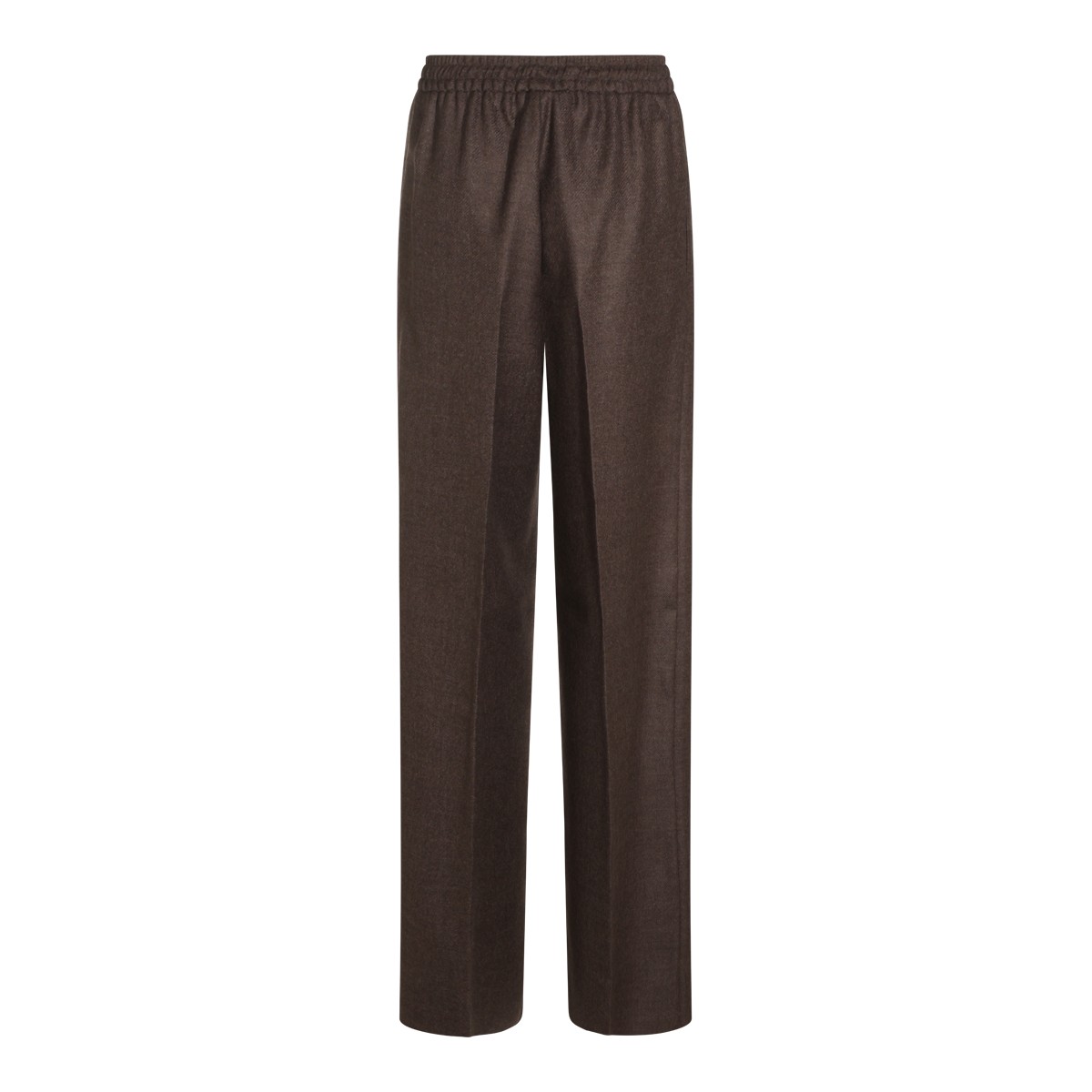 DARK BROWN WOOL MXSPANTONE PANT