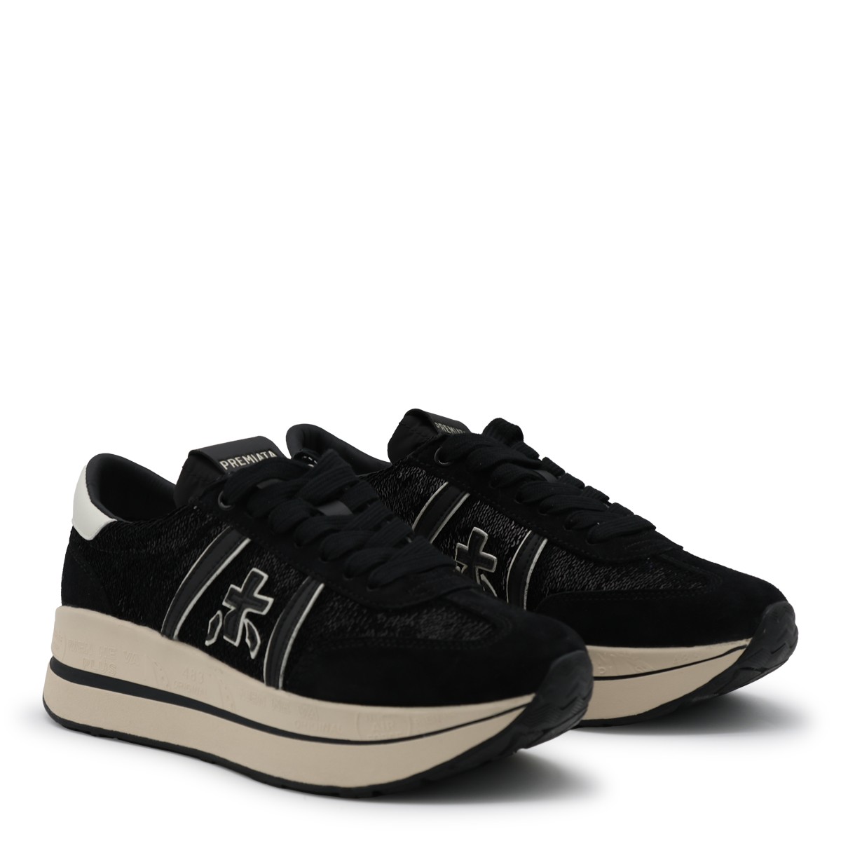 BLACK SUEDE SNEAKERS