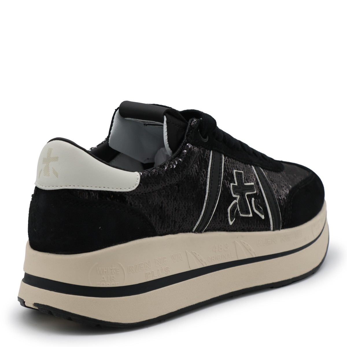 BLACK SUEDE SNEAKERS