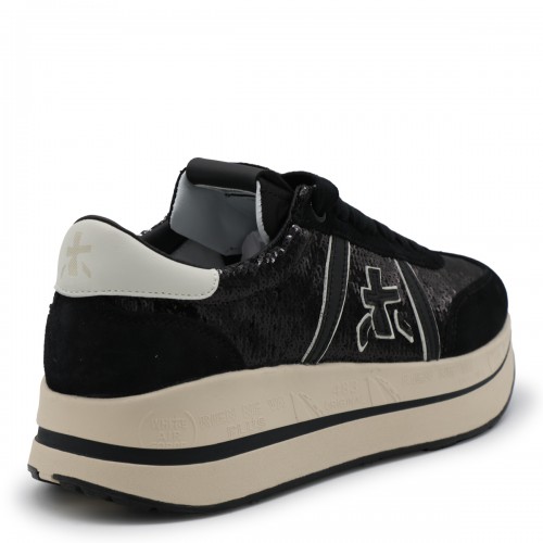 BLACK SUEDE SNEAKERS
