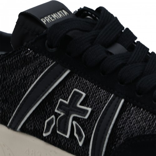 BLACK SUEDE SNEAKERS