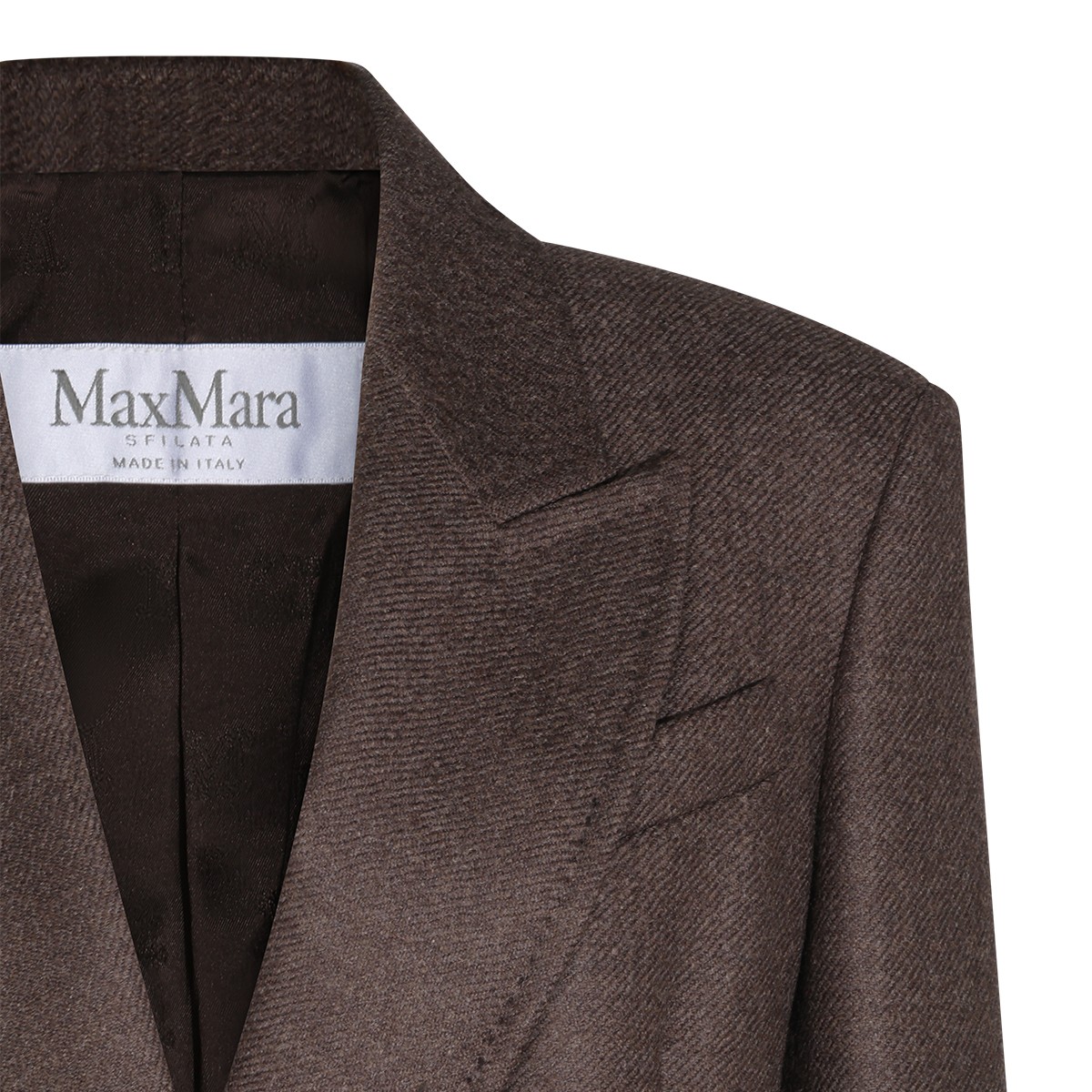CHOCOLATE WOOL BLAZER