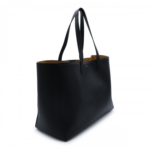 BLACK LEATHER TOTE 2