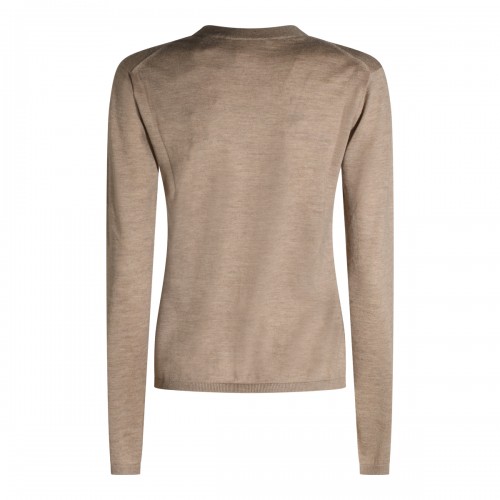 BEIGE CASHMERE KNITWEAR
