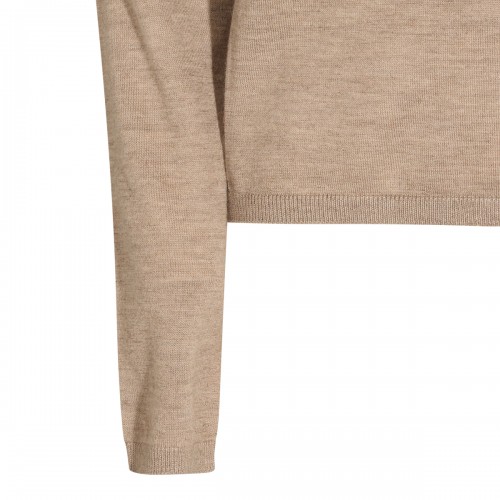 BEIGE CASHMERE KNITWEAR