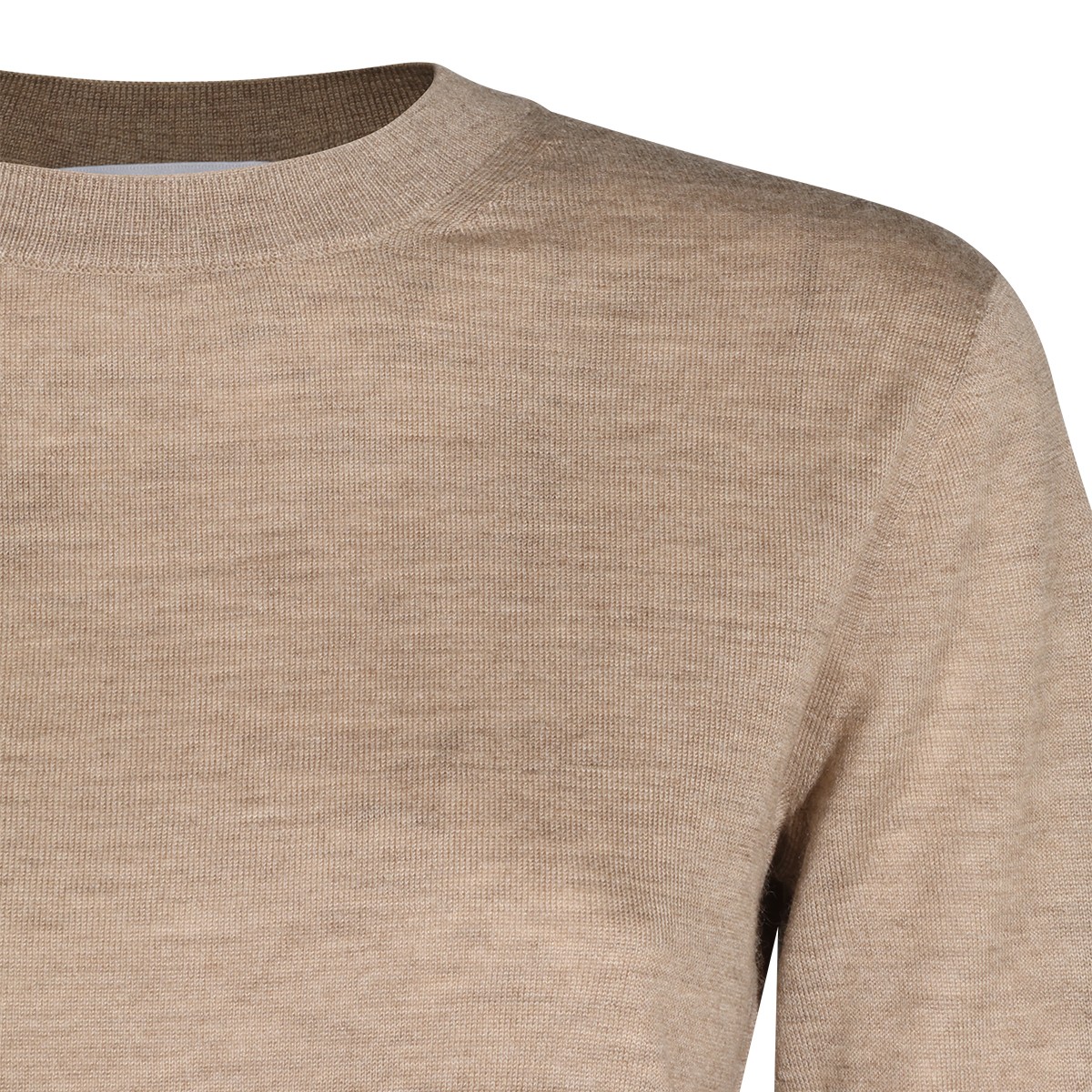 BEIGE CASHMERE KNITWEAR