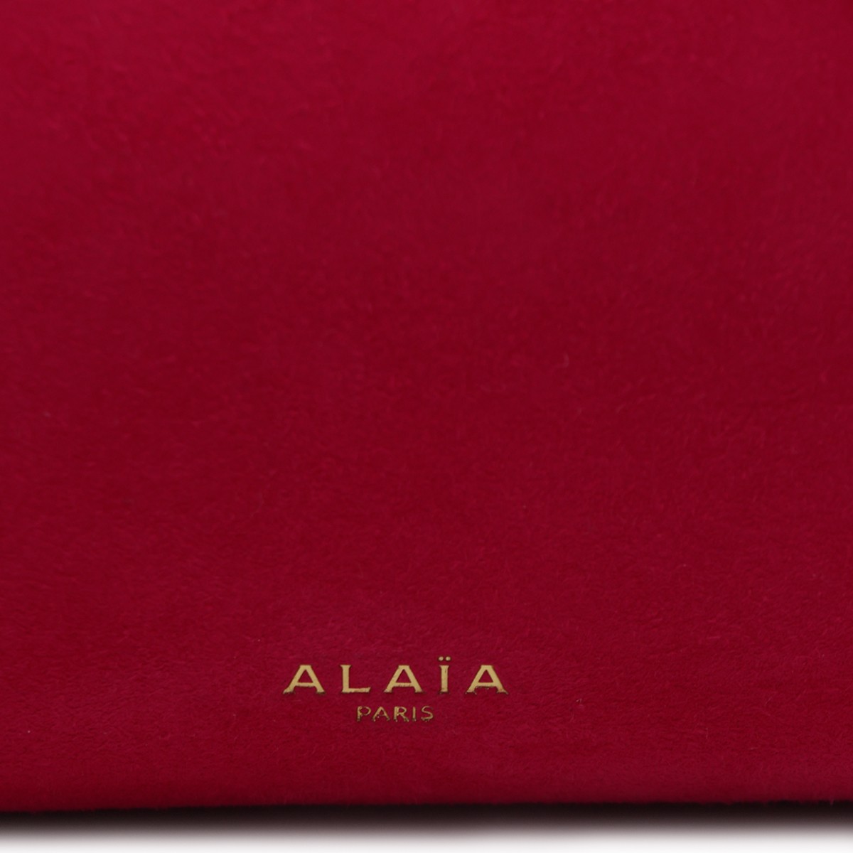 FUCHSIA LE TECKEL SUEDE CLUTCH