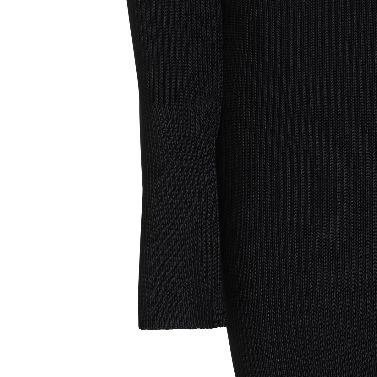 BLACK VISCOSE DRESS