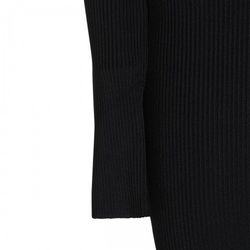 BLACK VISCOSE DRESS