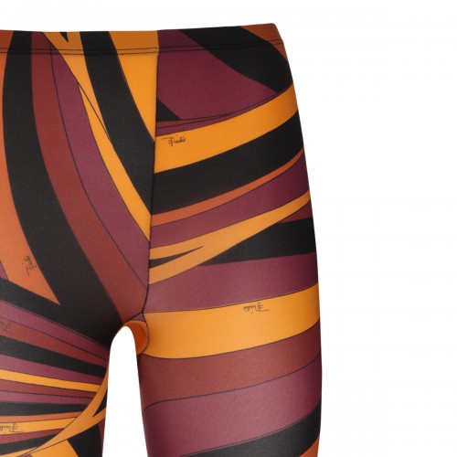 BURGUNDY AND GOLD NYLON TIGHTS