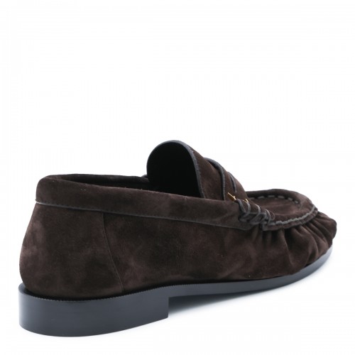 BROWN LEATHER LOAFERS