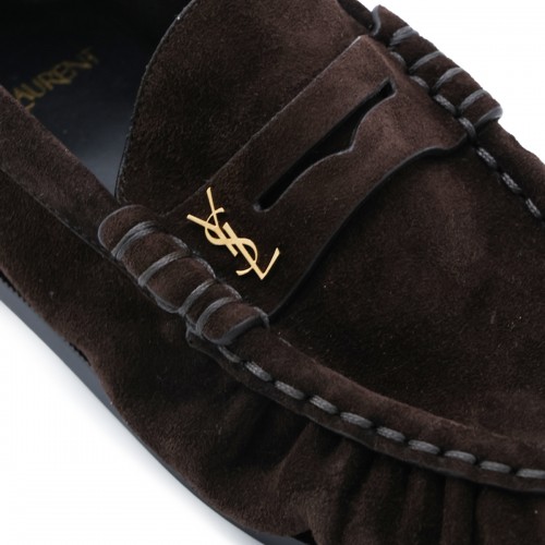 BROWN LEATHER LOAFERS
