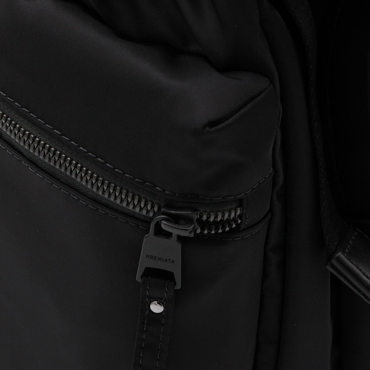 BLACK NYLON BOOKER BACKPACK