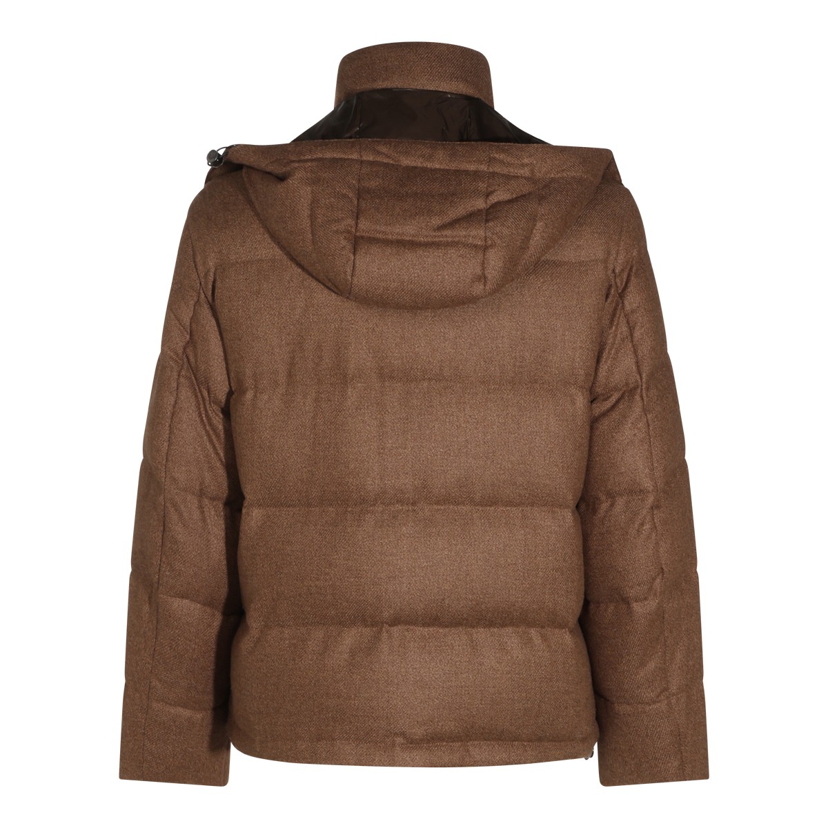 TAUPE PUFFER DOWN JACKET