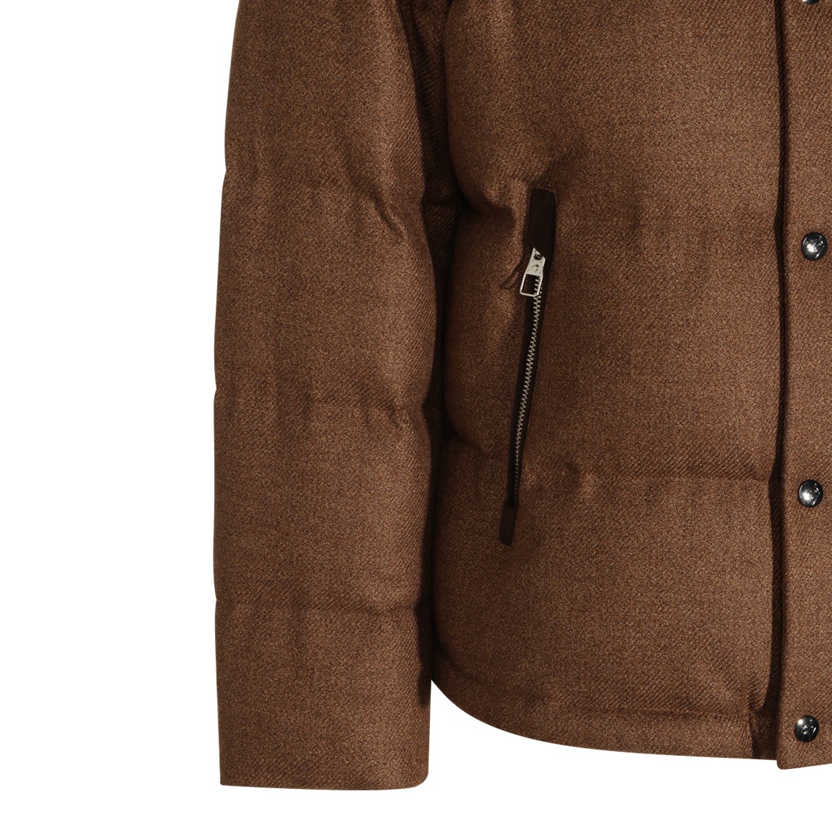 TAUPE PUFFER DOWN JACKET