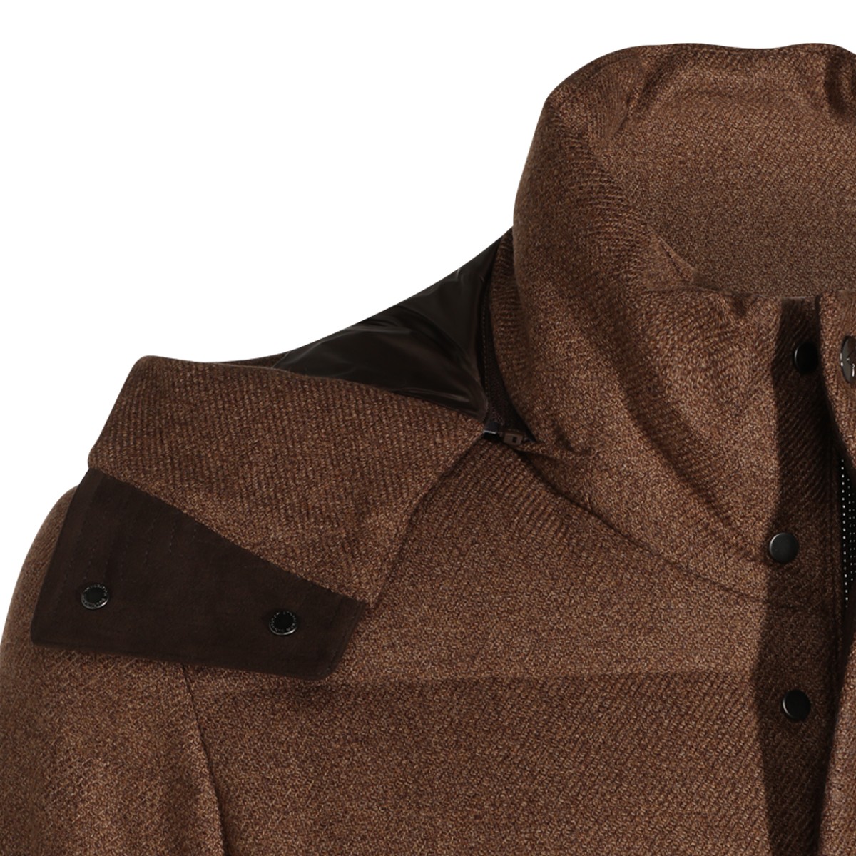 TAUPE PUFFER DOWN JACKET