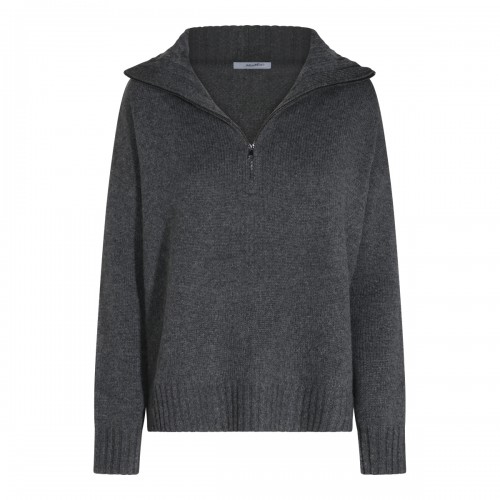 DARK GREY CASHMERE KNITWEAR