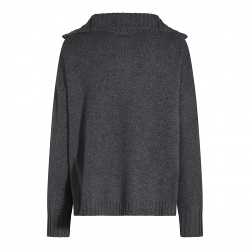 DARK GREY CASHMERE KNITWEAR