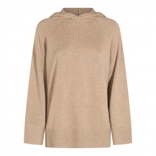 BEIGE CASHMERE KNITWEAR