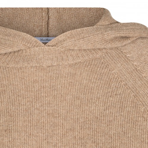 BEIGE CASHMERE KNITWEAR
