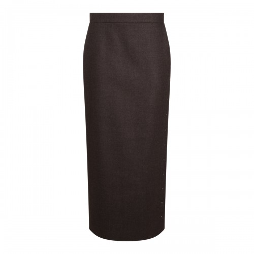 DARK BROWN SKIRT