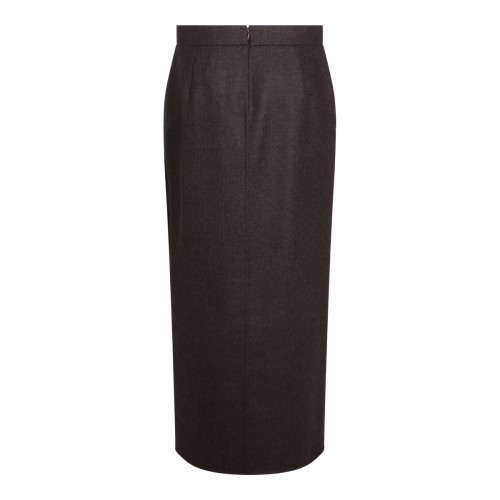 DARK BROWN SKIRT