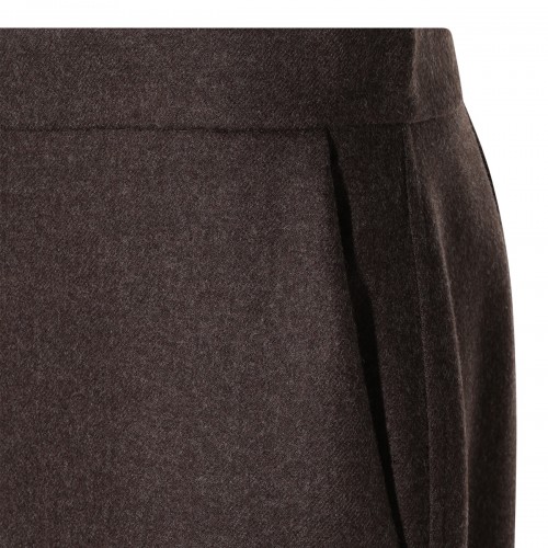 DARK BROWN SKIRT