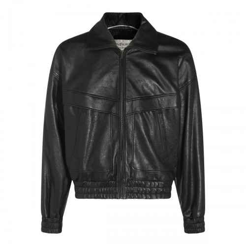 BLACK LEATHER JACKET