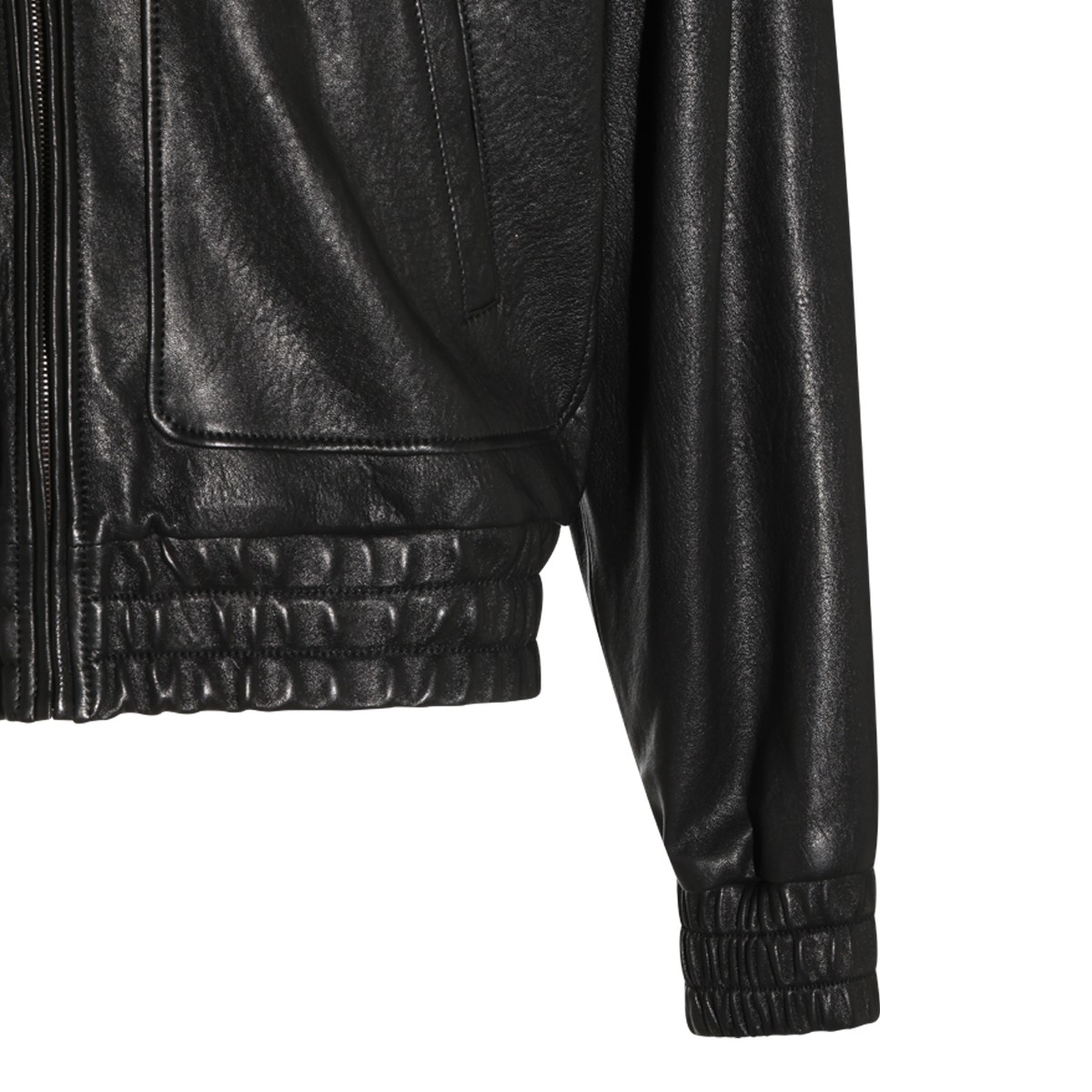 BLACK LEATHER JACKET