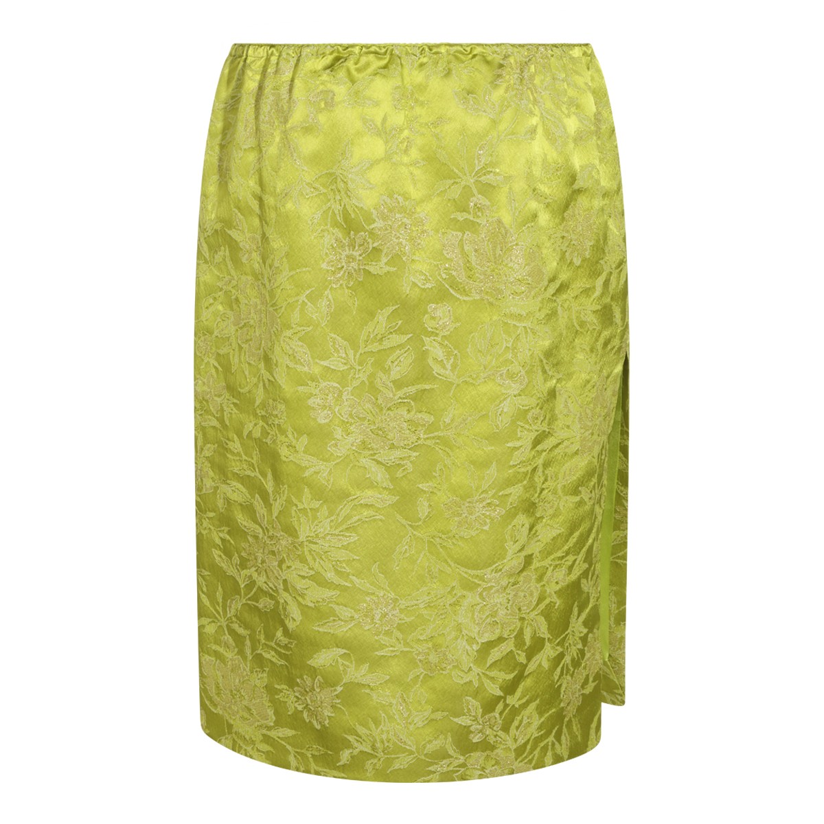 ACID GREEN LACE SKIRT