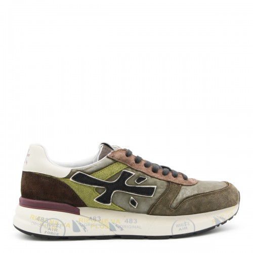 GREEN LEATHER MICK SNEAKERS