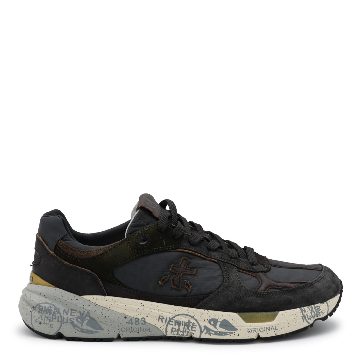 CHARCOAL GREY SUEDE SNEAKERS