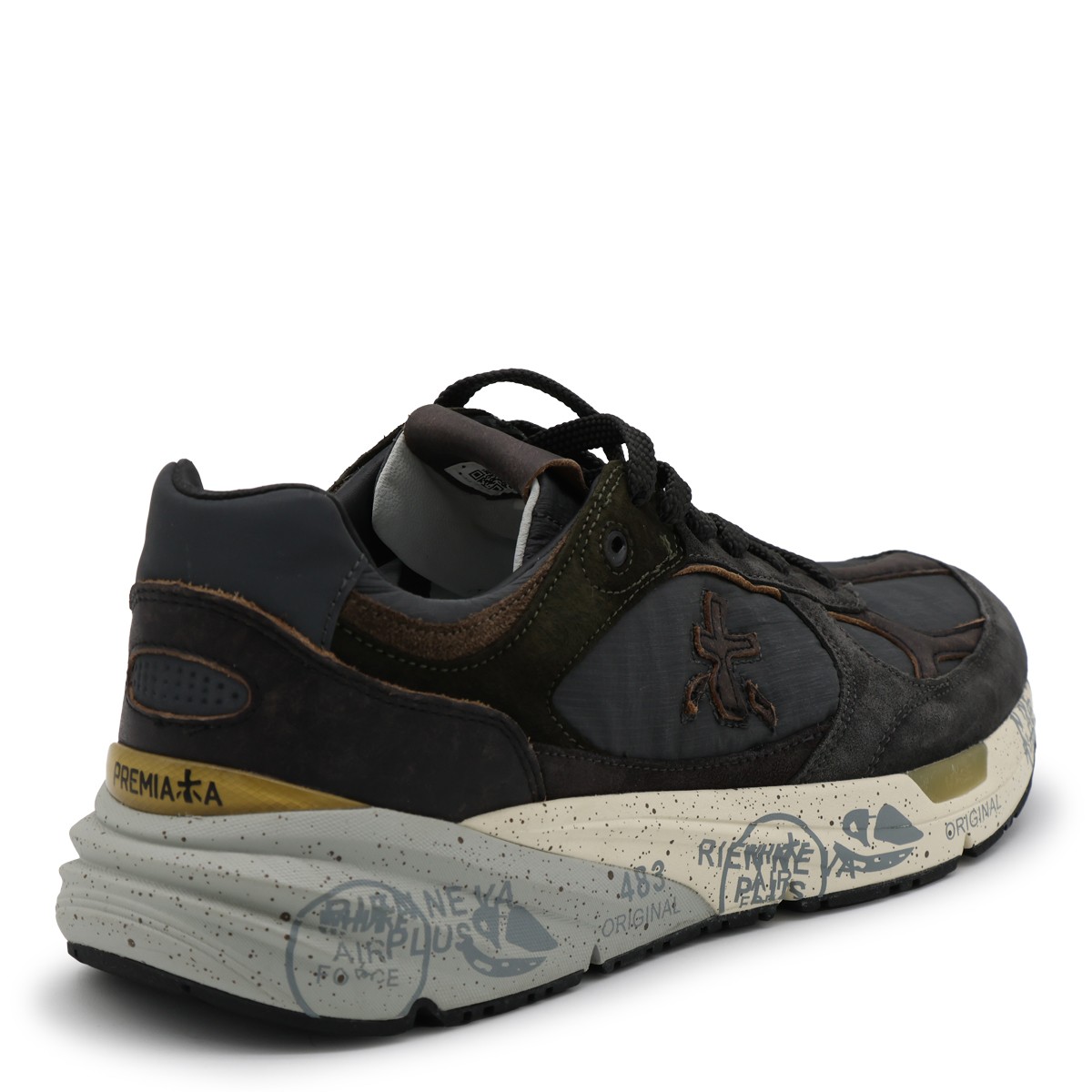 CHARCOAL GREY SUEDE SNEAKERS